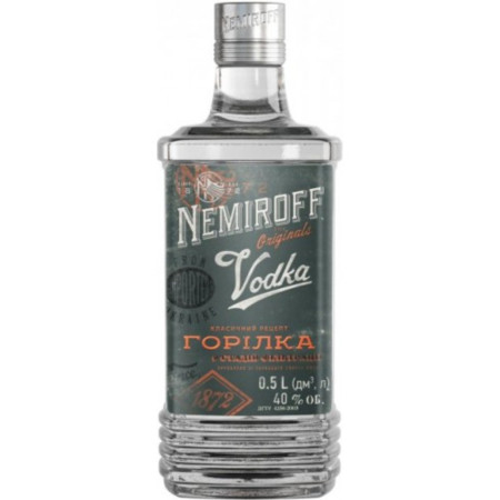 chi tiết Alkohol - Nemiroff Original Vodka 40% 500ml