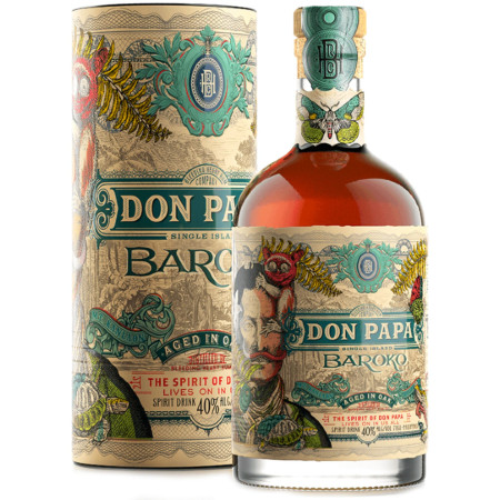 detail Alkohol - Don Papa Baroko Rum 40% 700ml
