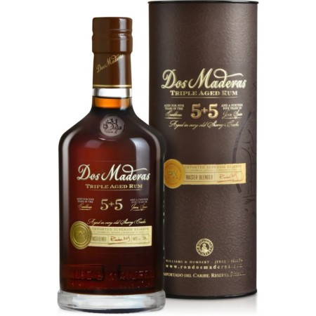 chi tiết Alkohol - Dos Maderas Triple Aged Rum 40% 700ml