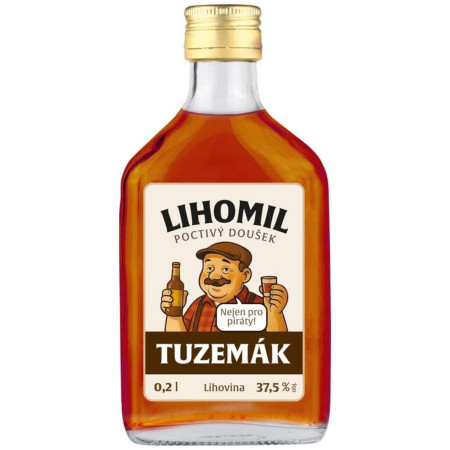 detail Alkohol - Lihomil Tuzemák 37,5% 200ml (18)