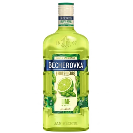 chi tiết Alkohol - Becherovka Lime & Basil 20% 1l (9)