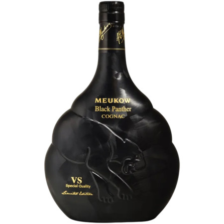chi tiết Alkohol - Meukow V.S. Cognac Black Panther 40% 700ml