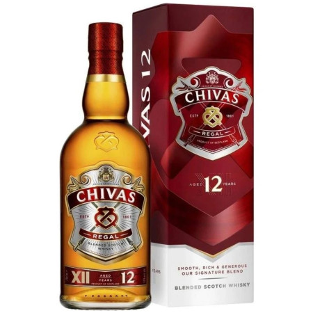 detail Alkohol - Chivas Regal 12 YO 40% 1l GBX
