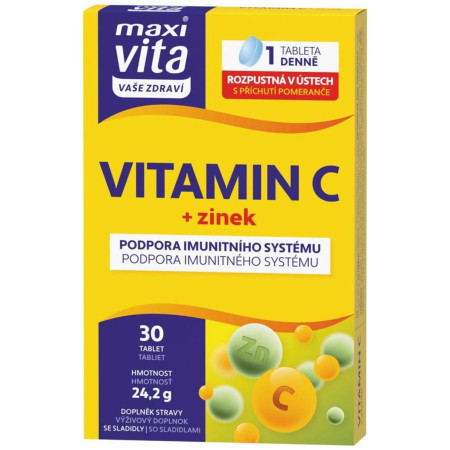 chi tiết MaxiVita Vitamin C + Zinek 30 tablet (10)