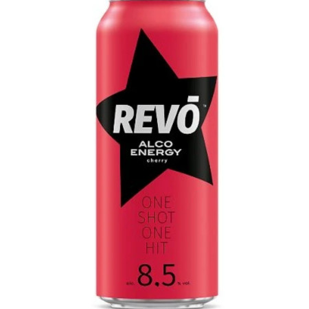 chi tiết UKRA - REVO 500ml CHERRY nízkoalkoholický ener. nápoj 8,5% alkoholů (24)