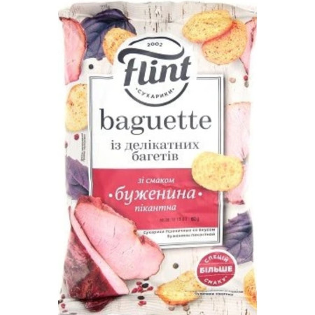 chi tiết UKRA - Flint Pšeničné krutony 60g s příchutí 
