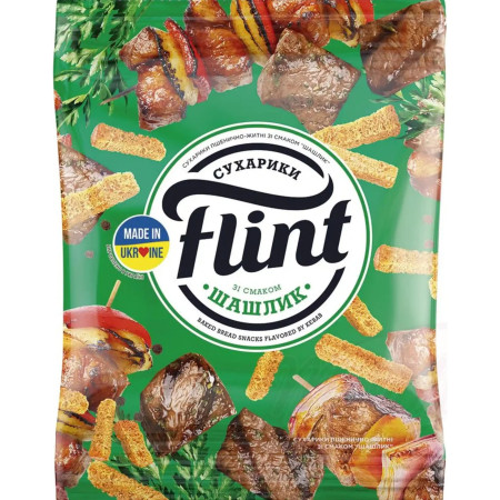 detail UKRA - Flint Suchary 70g s příchutí šašlika (65)