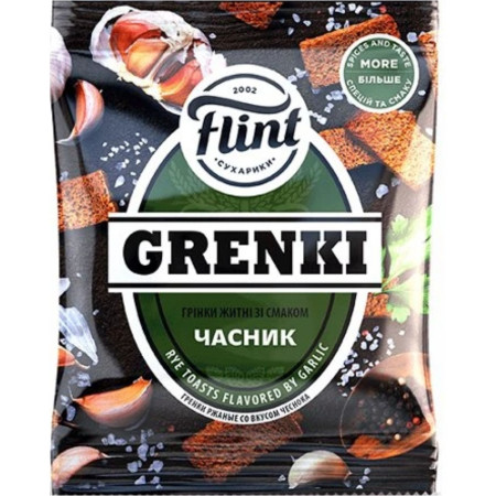 chi tiết UKRA - Flint Žitné krutony (Grenki) 70g s příchutí 