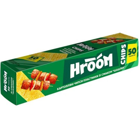 chi tiết UKRA - Chroom Bramborové chipsy 50g s příchutí 