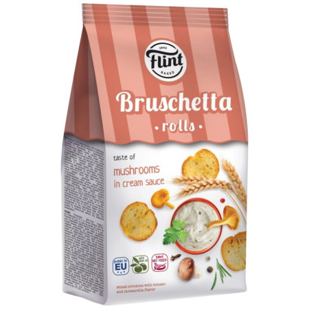 chi tiết UKRA - Flint Bruschetta Pečené krutony 65g Muschrooms in cream sauce (12)