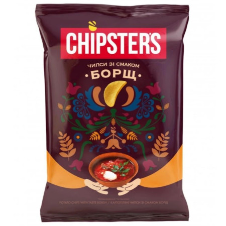 chi tiết UKRA - CHIPSTER´S bramborové chipsy 100g s příchutí 