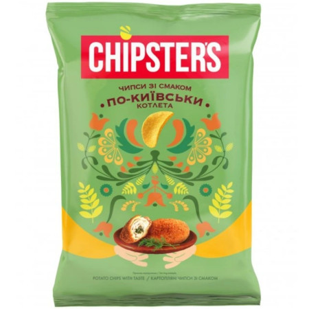 detail UKRA - CHIPSTER´S bramborové chipsy 100g s příchutí 