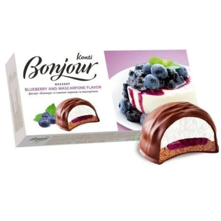 chi tiết UKRA - Konti bonjour 232g dezert s borůvkovou příchutí a maskarpone (9)
