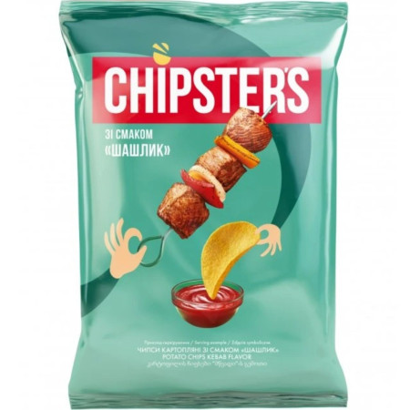 chi tiết UKRA - CHIPSTER´S bramborové chipsy 100g s příchutí 