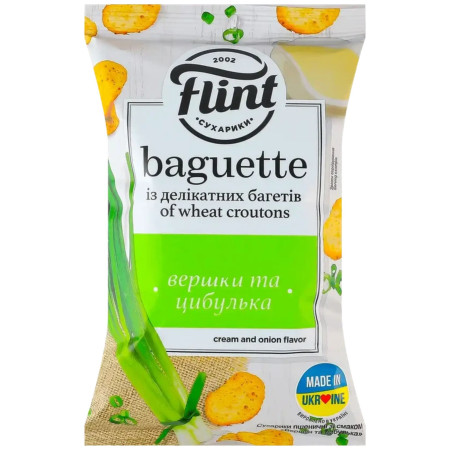 detail UKRA - Flint Baguette 60g pšeničné suchariky s 