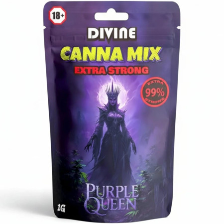 chi tiết DIVINE - Canna Mix Květy 99% - Purple Queen 1g