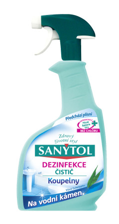 chi tiết Sanytol 500ml dezinfekce sprej čistič koupelny