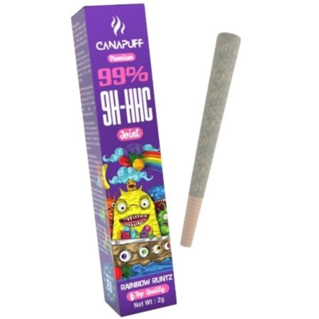 chi tiết CANAPUFF Joint 9H-HHC 99% - Rainbow Runtz 2g