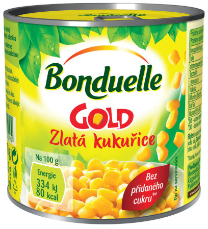 detail Bonduelle 212ml gold zlatá kukuřice (12)