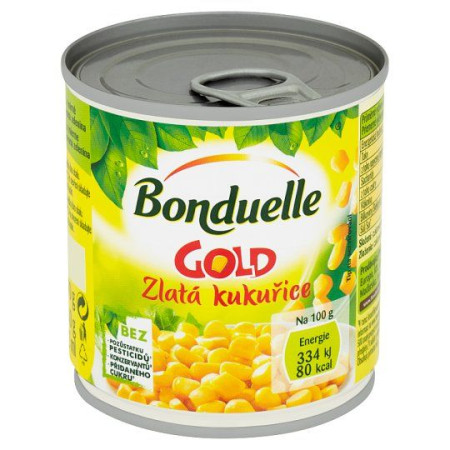 detail Bonduelle 425ml/285g Gold zlatá kukuřice (12)