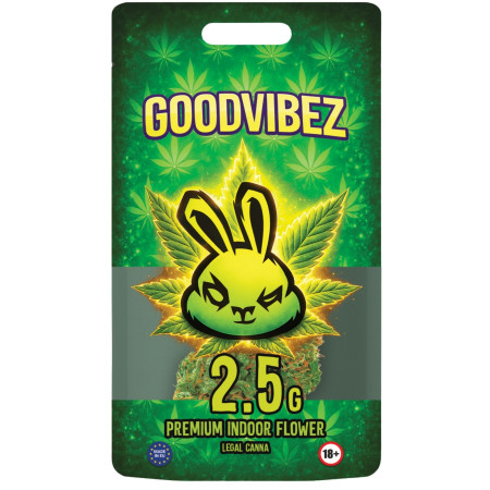 chi tiết GOODVIBEZ Květy - Green 2,5g