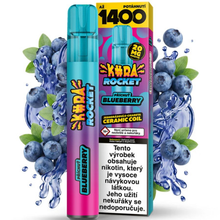 chi tiết EC - KURA Rocket 1400 - Blueberry
