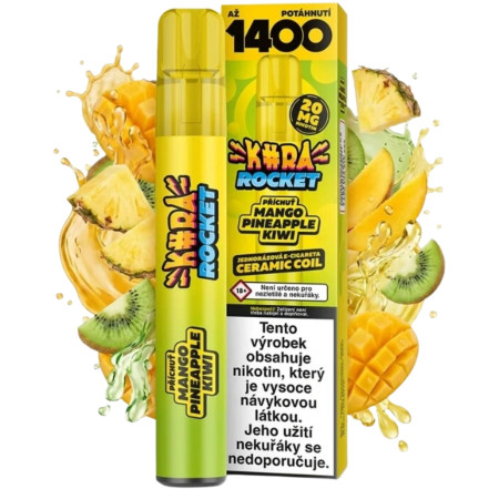 chi tiết EC - KURA Rocket 1400 - Mango Pineapple Kiwi