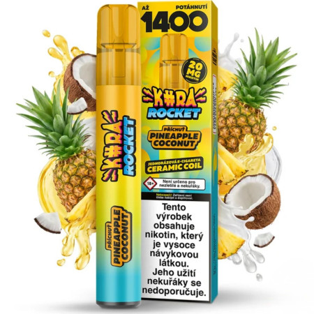 chi tiết EC - KURA Rocket 1400 - Pineapple Coconut