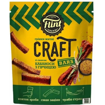 chi tiết UKRA - Flint Craft žitné krutony 90g s příchutí 