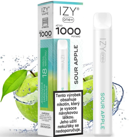 chi tiết EC - IZY ONE+ 1000 - SOUR APPLE (5)