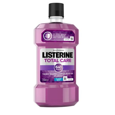 detail Listerine 250ml Total Care Clean mint (fialový)