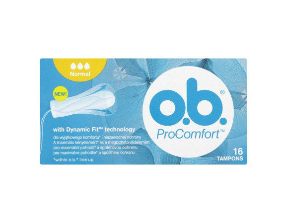 detail OB tampon 16ks Procomfort Normal - New Design