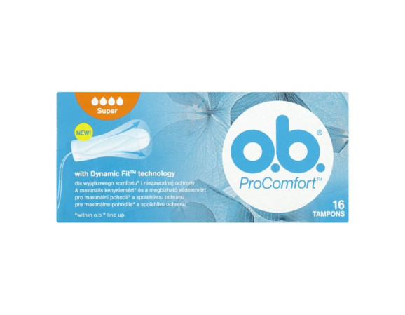 detail OB tampon 16ks Procomfort Super - New Design