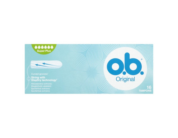 chi tiết OB tampon 16ks Original Super Plus