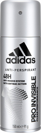 chi tiết Adidas deosprej 150ml pánský Pro Invisible (6)