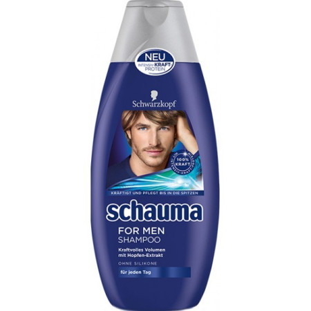 chi tiết Schauma 400ml šampon For Men Strengthens & care (modrý) (5)