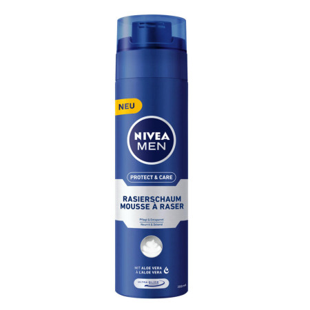 detail Nivea men pěna na holení 200ml Rasierschaum Mousse a raser