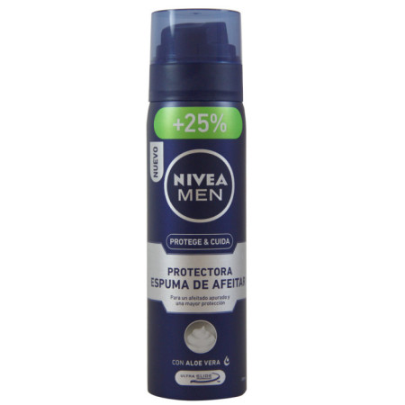 chi tiết Nivea men pěna na holení 200ml + 50ml originál