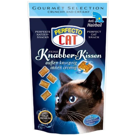 chi tiết Perfecto cat plněné polštářky anti hairball 50g (9)