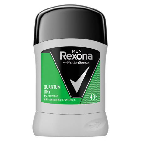 detail Rexona tuhý 50ml Men Quantum (6)