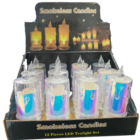 chi tiết Svíčka na baterie Smokeless Candles Q230313183 Mix Barev (12) / Nen Dien