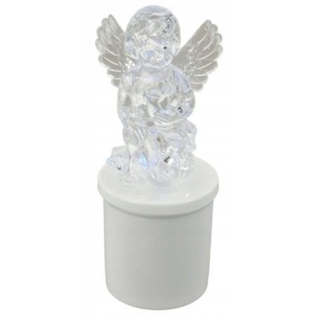 chi tiết Svíčka na baterie CORTINA (baterie 2 x R6) Anděl Baby - Zlatý (12) / Nen dien