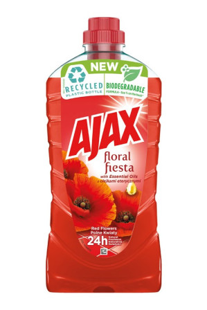 detail Ajax 1l na podlahu Red flowers, floral fiesta (12)