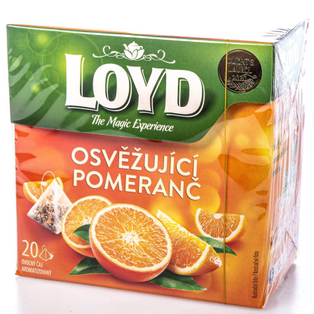 detail Loyd čaj osvěžující pomeranč 40g (10)