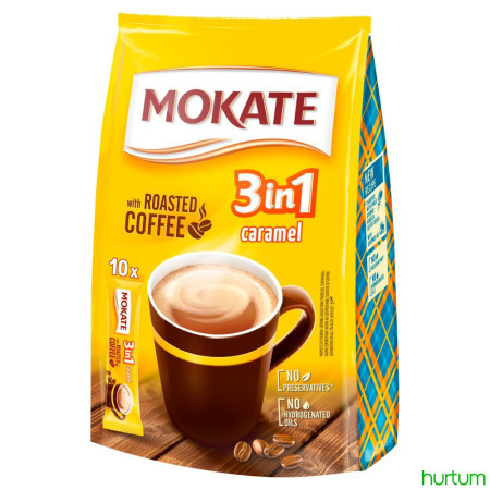 detail Mokate 3in1 10 x 17g caramel (žlutý) (10)