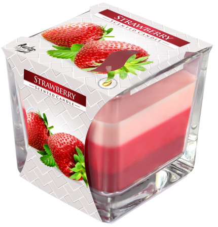 chi tiết Bispol vonná svíčka ve skle 170g SN80 Strawberry (hop vuong)