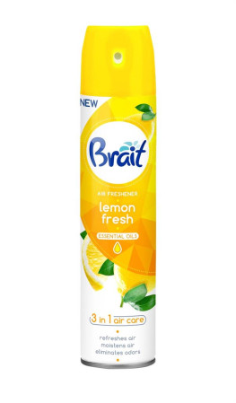 detail Brait osvěžovač vzduchu sprej 3v1 300ml Lemon fresh