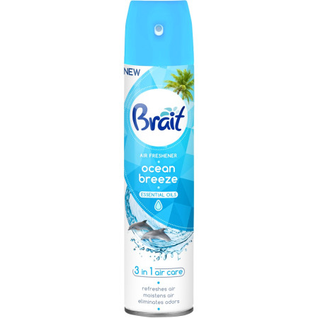 detail Brait osvěžovač vzduchu sprej 3v1 300ml Ocean Breeze