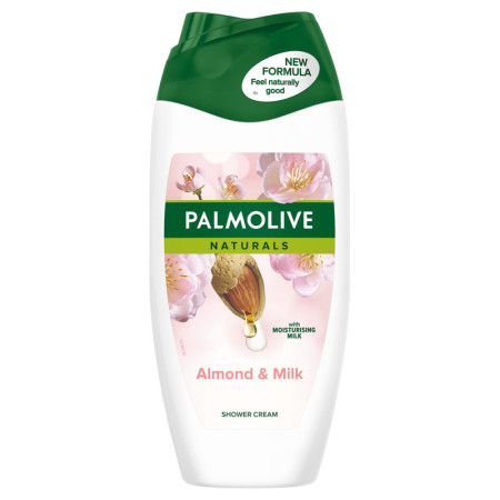 chi tiết Palmolive sprchový gel 250ml Almond & Milk