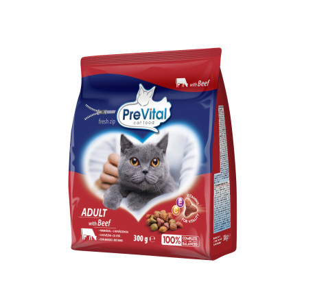 detail Prevital Granule Kočka 0,3kg Adult Hovězí (10)